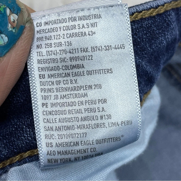 American eagle super stretch skinny jeans size 4 long - Picture 5 of 12
